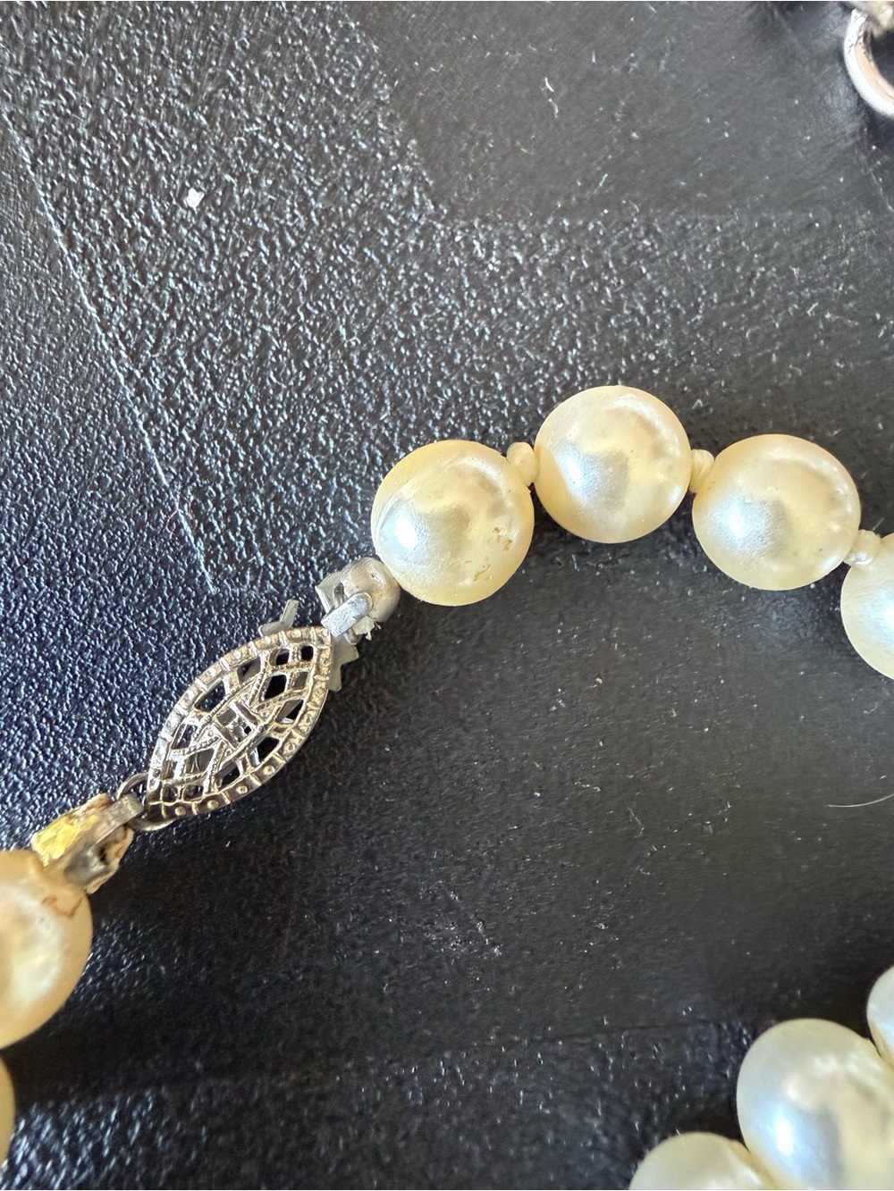 Vintage-Inspired White Pearl Multi-Strand Cameo Necklace & more - Picture 9 of 10